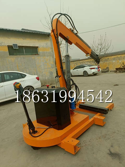 卢龙县自卸车厢随车吊 自制轮式四不像起重机 四驱平板吊 5吨 贵盛